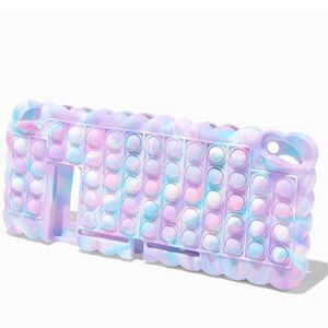 Claire's Pastel Tie Dye Popper Protective Tech Case - Fits Nintendo Switch NWT